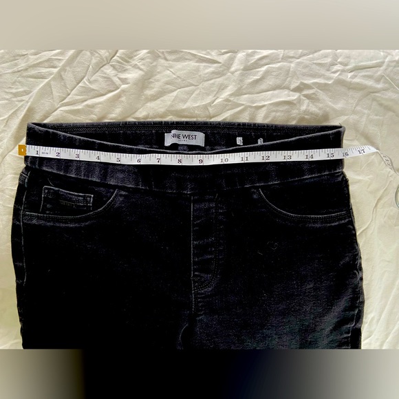 Nine West ladies soft stretch pull on black jeans size 10 - Picture 6 of 7